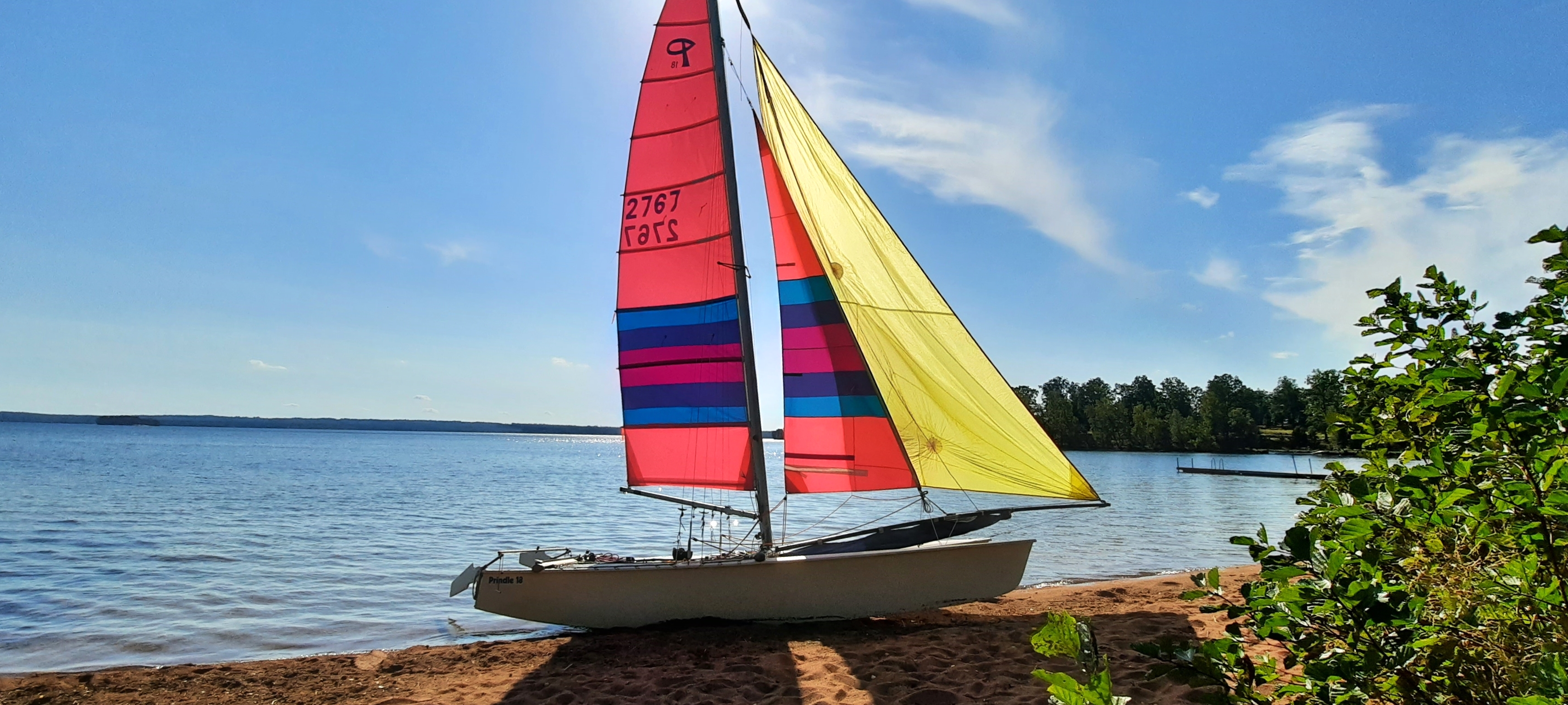 Learn how to sail on the catamaran