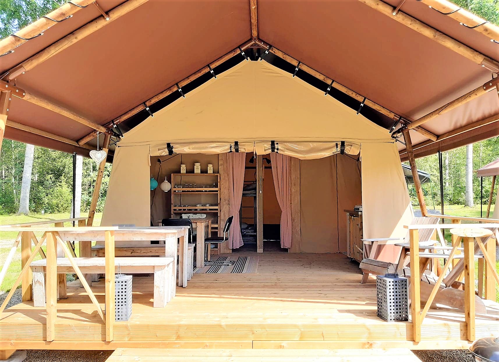 Luxus Safari-Zelt